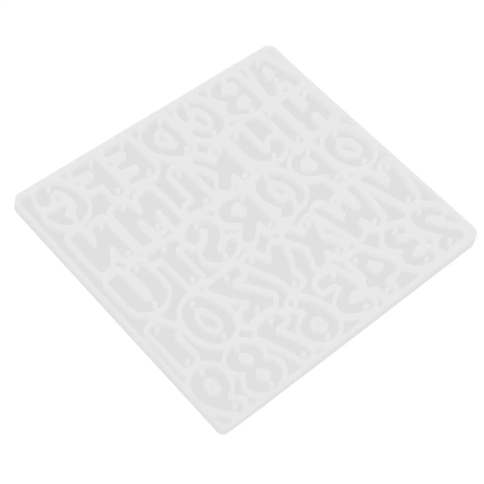 

Alphanumeric Earring Pendant Mold Silicone Letter Molds for Resin Necklace Bracelet DIY Jewelry Crafts