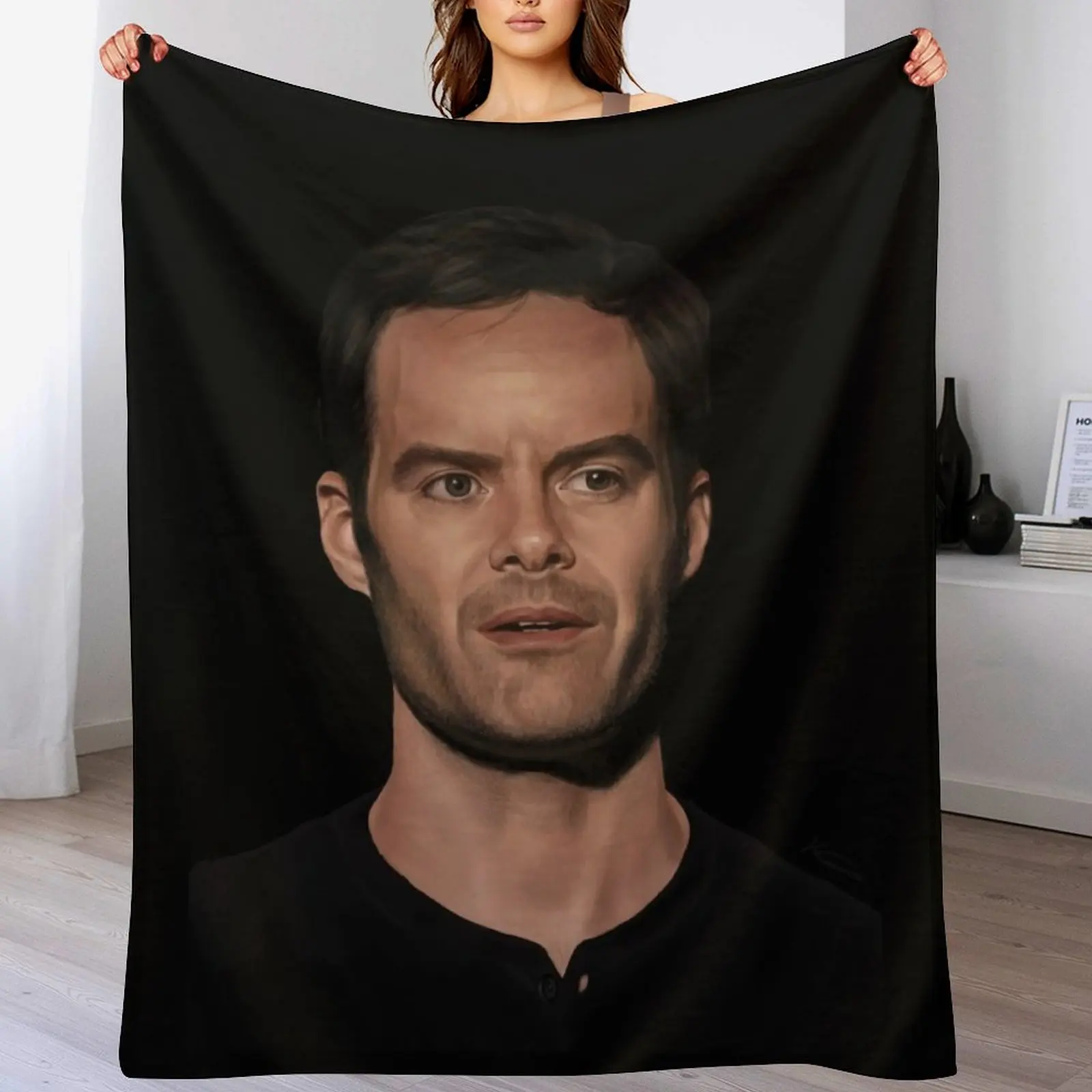 Bill Hader / Barry Throw Blanket Shaggy Furry Soft Blanket for Bedroom Living Room