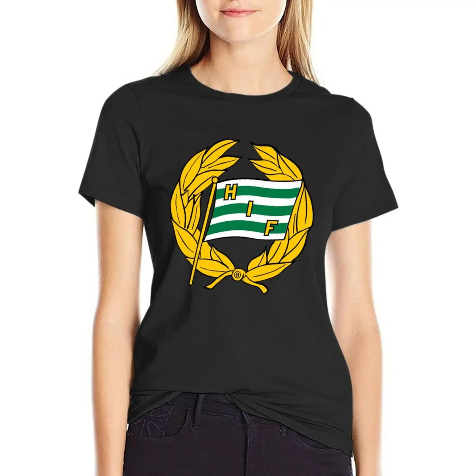 

HAMMARBY LOGO - T-Shirt animal print plus size tops plain cute clothes new edition t shirts for Women