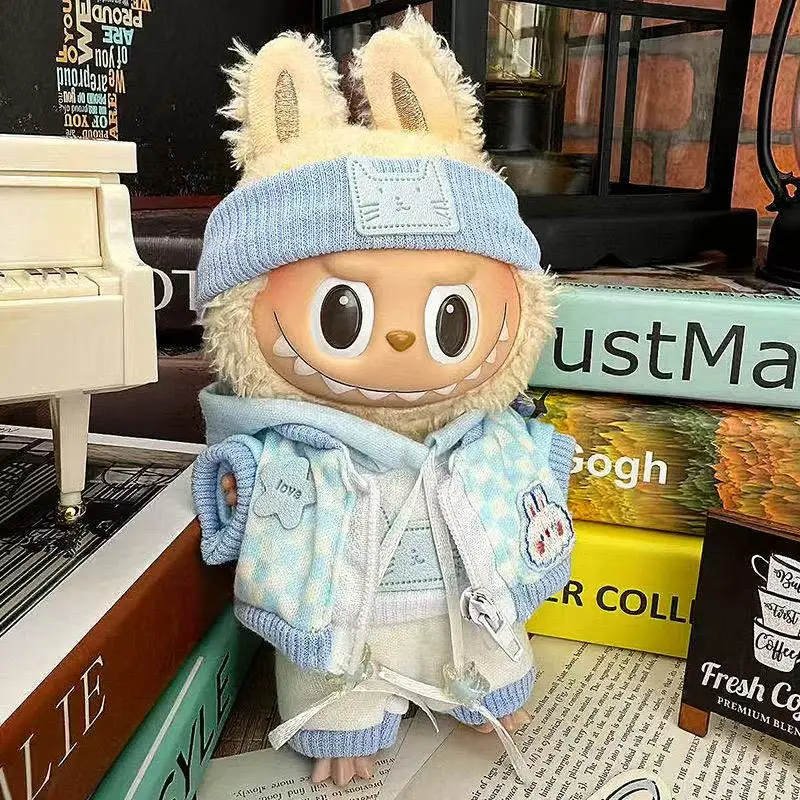 Mini vestiti per bambole di peluche Accessori per la Corea Kpop Exo Labubu V1 V2 Idol Dolls Pit strip tuta da arrampicata Abbigliamento regalo