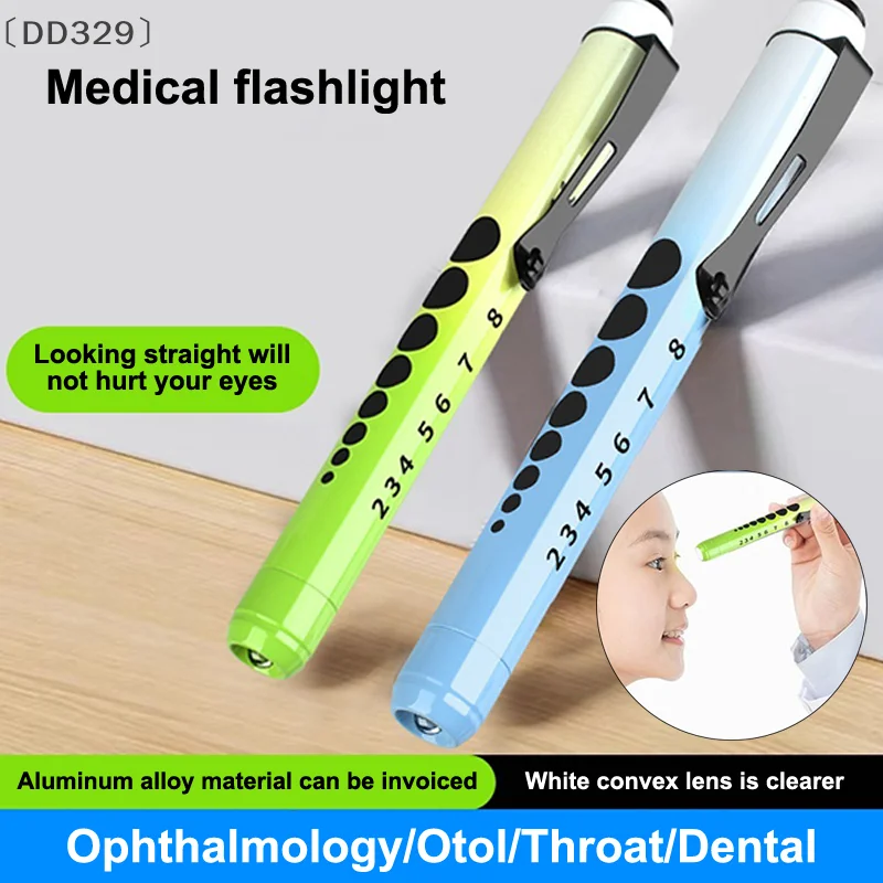 〔DD329〕Portable Pocket Medical Pen Light LED Penlight Torch Otoscope Flashlight Ophthalmoscope Doctor Nurse Emergency First Aid