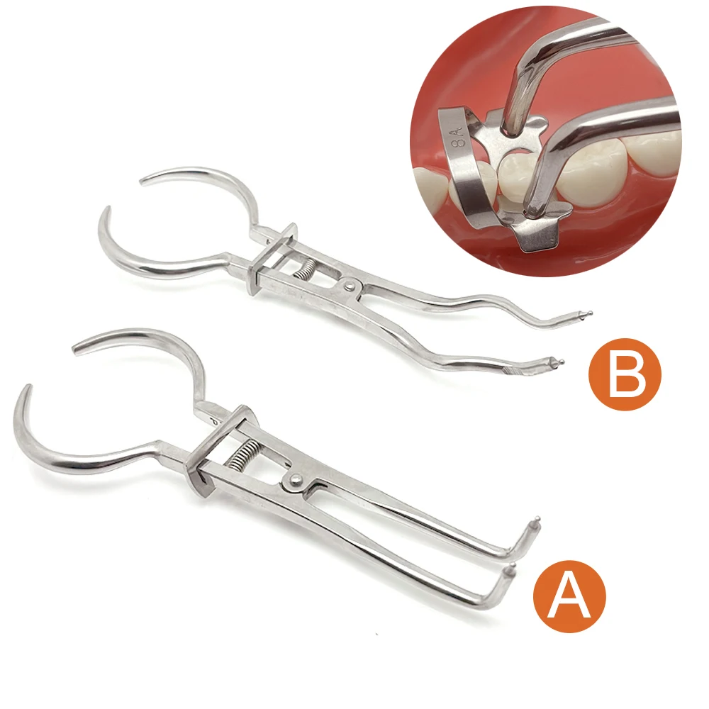 Dentistry Dam Clamp Placement Plier for Rubber Dam Orthodontic Clips Dental Clinic Stainless Steel Autoclavable Instrument