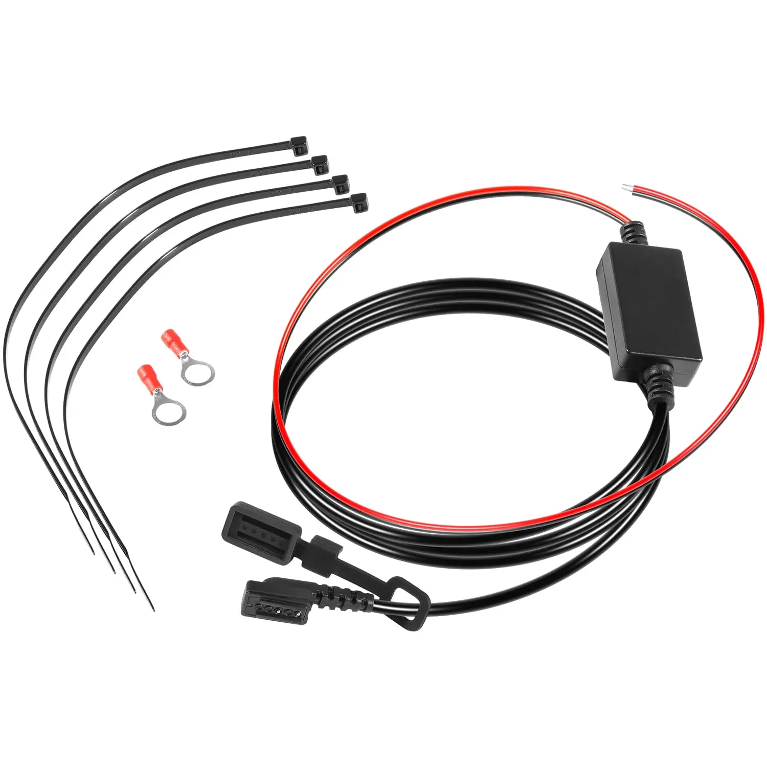 ANX 010-12953-03 Motorrad-Stromkabel für Tread Zūmo XT Navigators 10-30V DC Kabelbaum ATV UTV Crimp-Ringklemme Kabelbinder – Detail 1