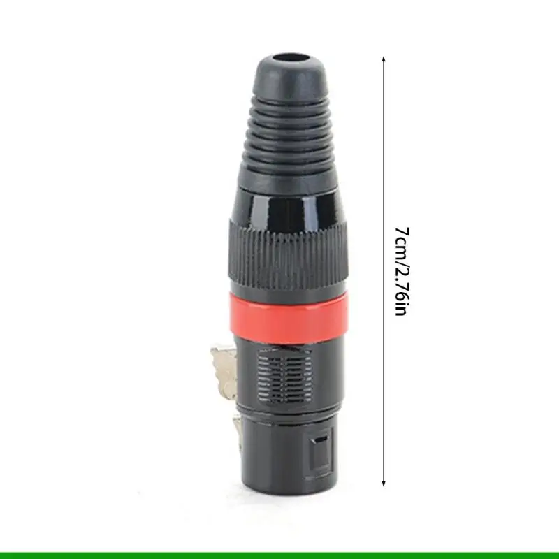 U55C XLR 3Pin Female Microphones Plugs for Professional Sound and Lighting Gear