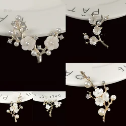1Pcs Imitation Pearl Rhinestone Flower Branches DIY Jewelry Making Accessories diy resin kit resin accessories