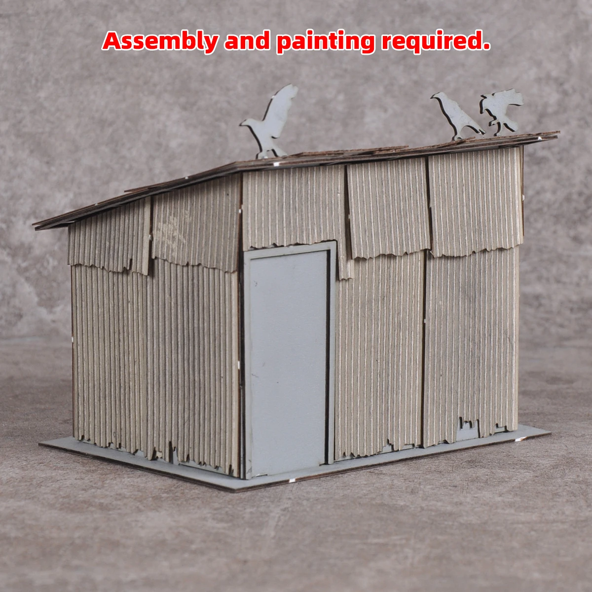 Architekturmodell-Bausatz Miniatur-Gebäude Ländliches Haus Blockhaus Holzhäuser Diorama Maßstabsmodell-Bausatz 1/35/48/64/72/87 – Detail 5