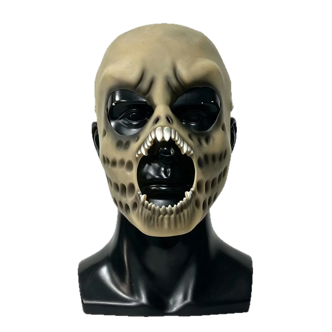Creepy Zombie Mask,Halloween Teeth Zombie Head Mask for Role-Play Party Masquerad