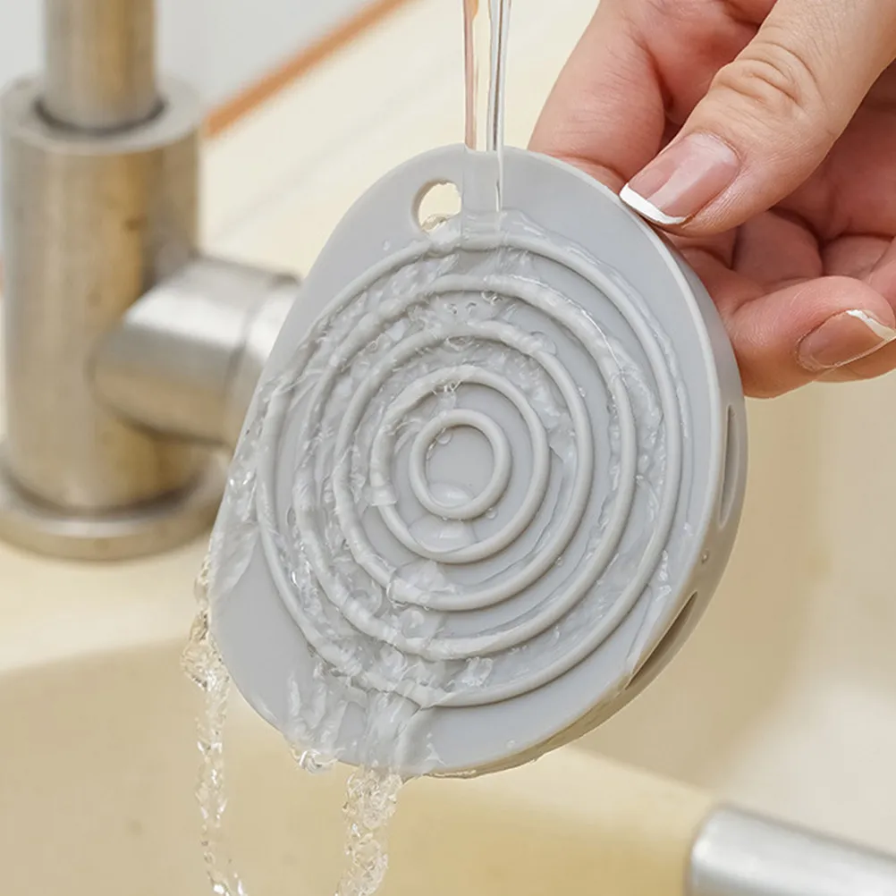 5Pcs Handheld Mini Washboard Soap Storage Holder Multi-Functional Drainage Soap Dish Compact Lightweight for Travel Home