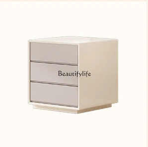 

Living Room Modern Light Luxury Cream Style Small Apartment Household Storage Cabinet Side Cabinet