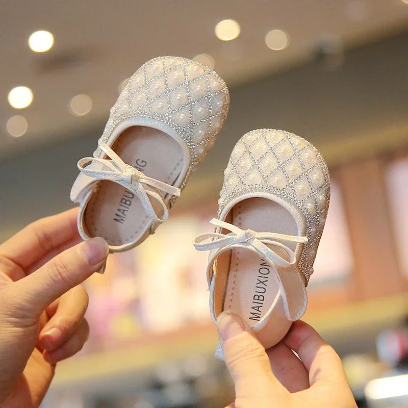 Spring Autumn New Baby Girls Leather Shoes Infant Toddler First Walkers Soft Shallow Princess Shoe Cute Mary Jane Shoes