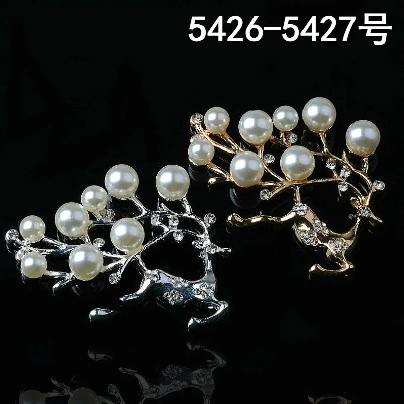 

New Alloy Belt Pearl Belt Diamond Deer Jewelry Accessories Bridal Headgear Accessories 5426-5427