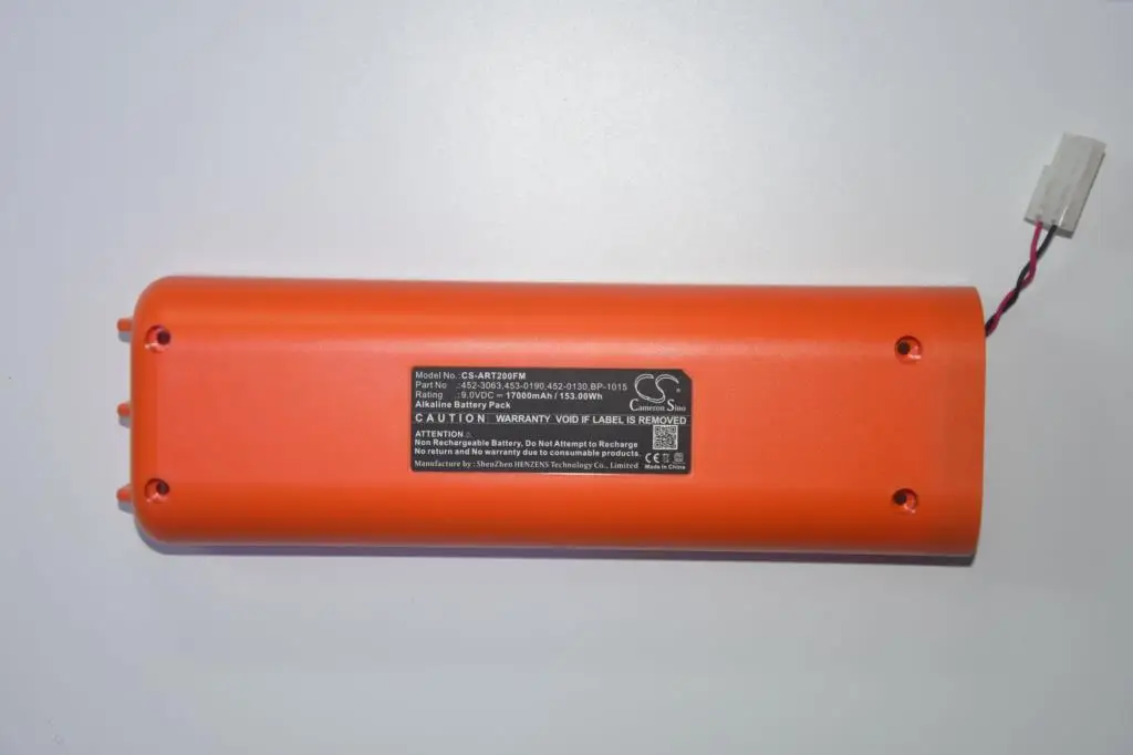 OrangeYu 17000mAh Battery for Artex ELT 110-4, ELT-200, Alkaline Battery, Non-rechargeable, +Tool and Gifts