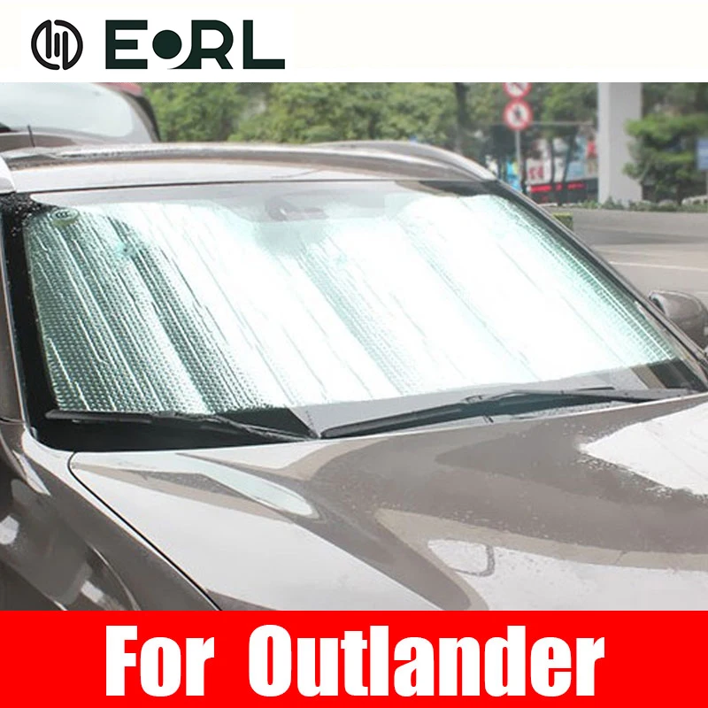 

Full Cover Sunshades For Mitsubishi Outlander 2016-2019 2020 2021 Car Sun Protection Windshields Side Window Visor Accessories