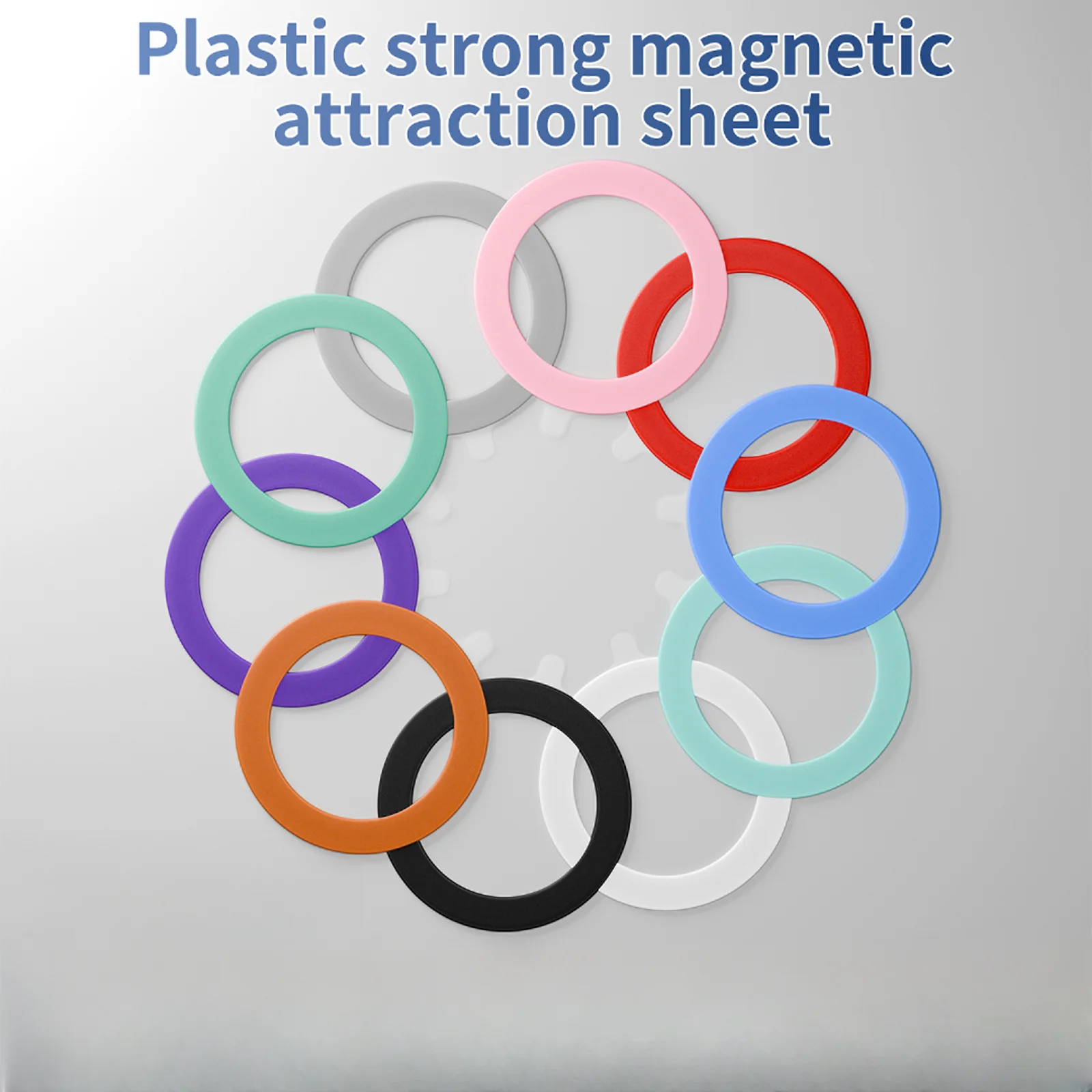 

Магнитный лист для беспроводной зарядки Magsafe для мобильного телефона, нашивка-держатель-наклейка, iPhone 17, 16, 15, 14, Samsung