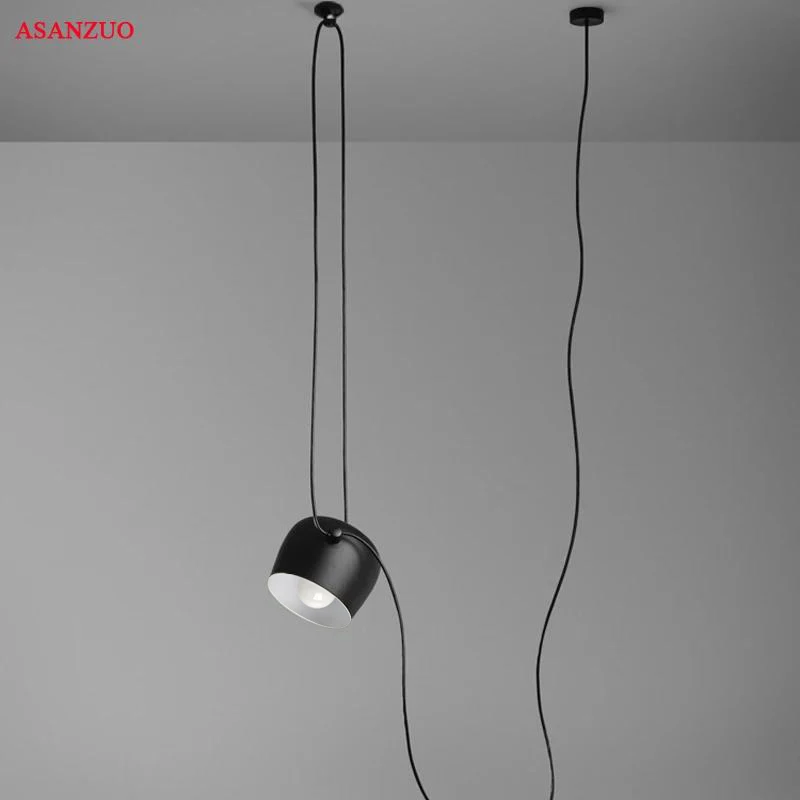 

ASANZUO black Spider Industrial Pendant Lights Vintage Restaurants Kitchen Pendant Lamps E27 Aluminum Fixtures DIY Hanging Lamp
