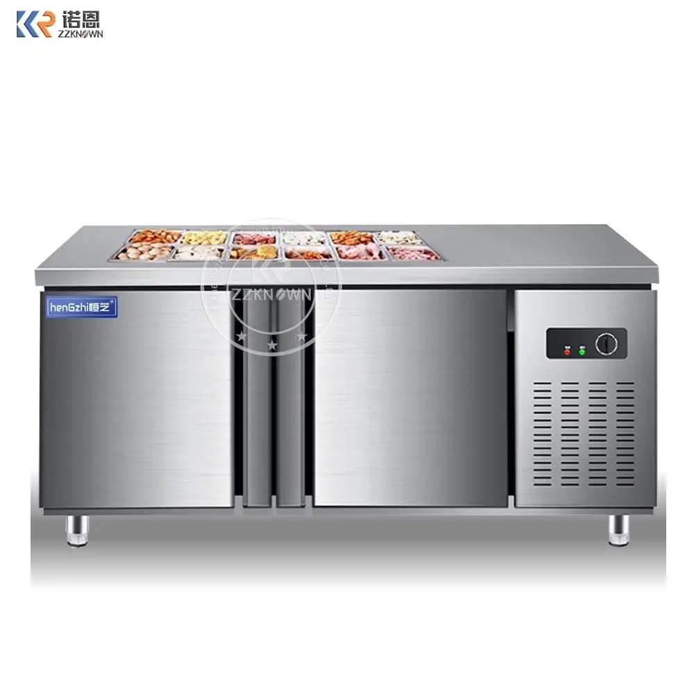 Best quality commercial machine milk tea business equipment Salad table