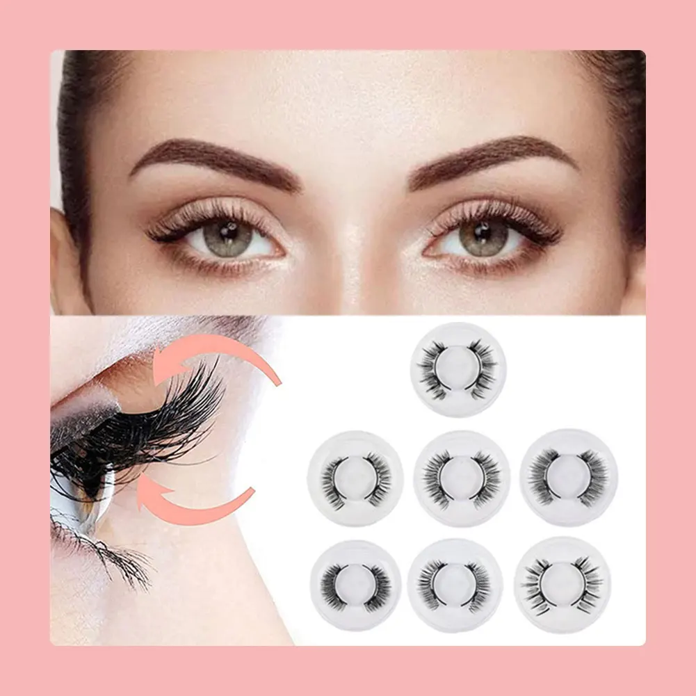 3D Magnetische Wimpern Handgefertigte Natürliche Magnetische Falsche Wimpern Wiederverwendbar Wasserfest Schweißresistent Magnetische Wimpern mit Pinzette