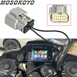 CarPlay Jumper For Harley Touring GTS Radio 19-23 Car Play Jumper Plug Connector Road Street Glide BOOM GTS With Carplay