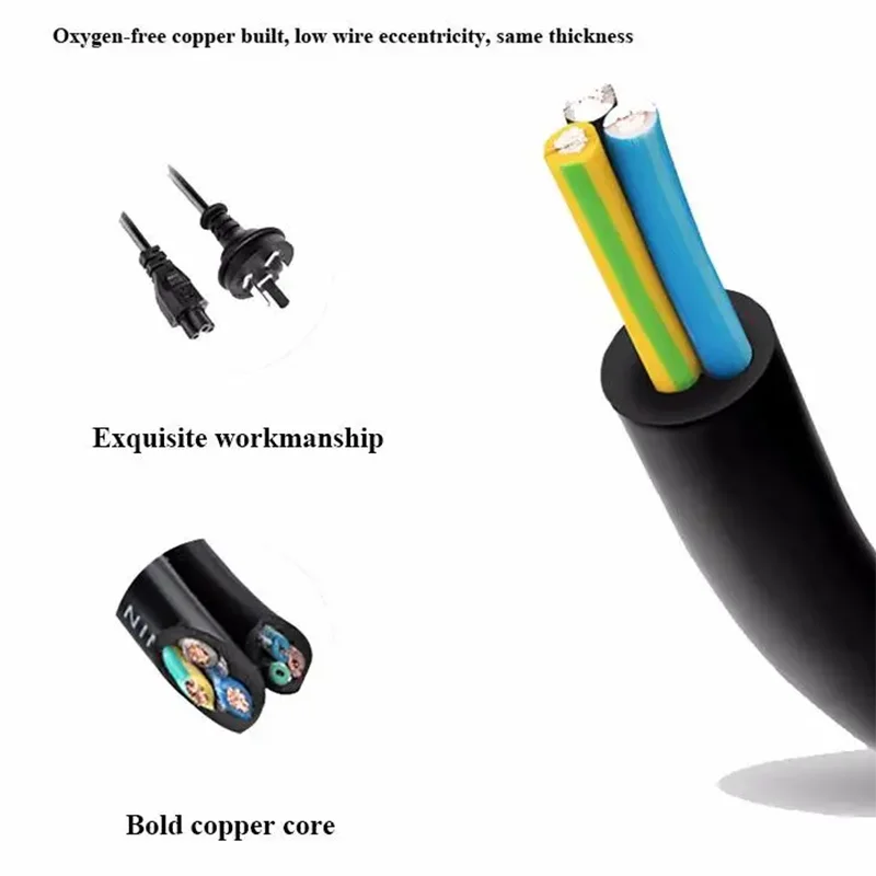 6ft Brazil plug Universal Laptop 3-pin Charger AC power cable cord for HP Dell Toshiba Sony ASUS Lenovo Samsung