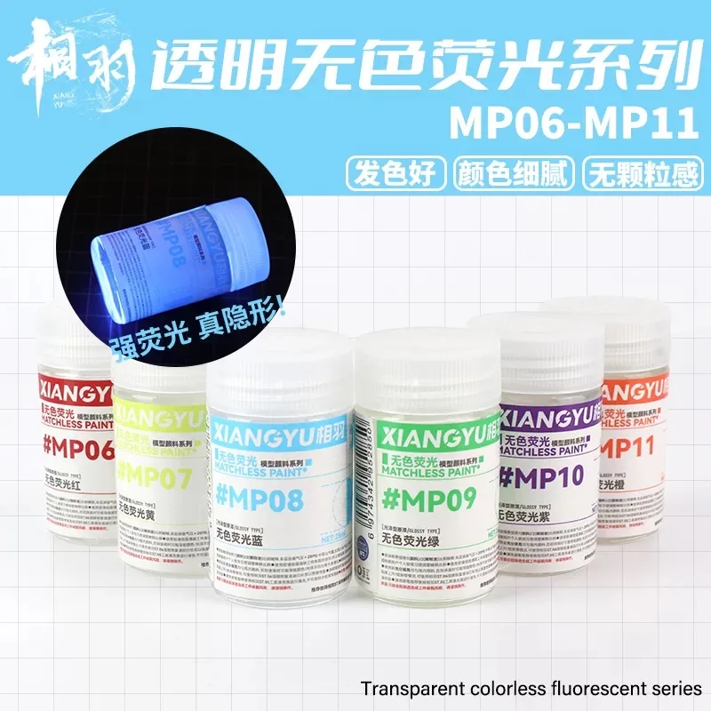 Oil-based Paint Transparent Colorless Fluorescent Series MP06-MP11 Handheld Military Model