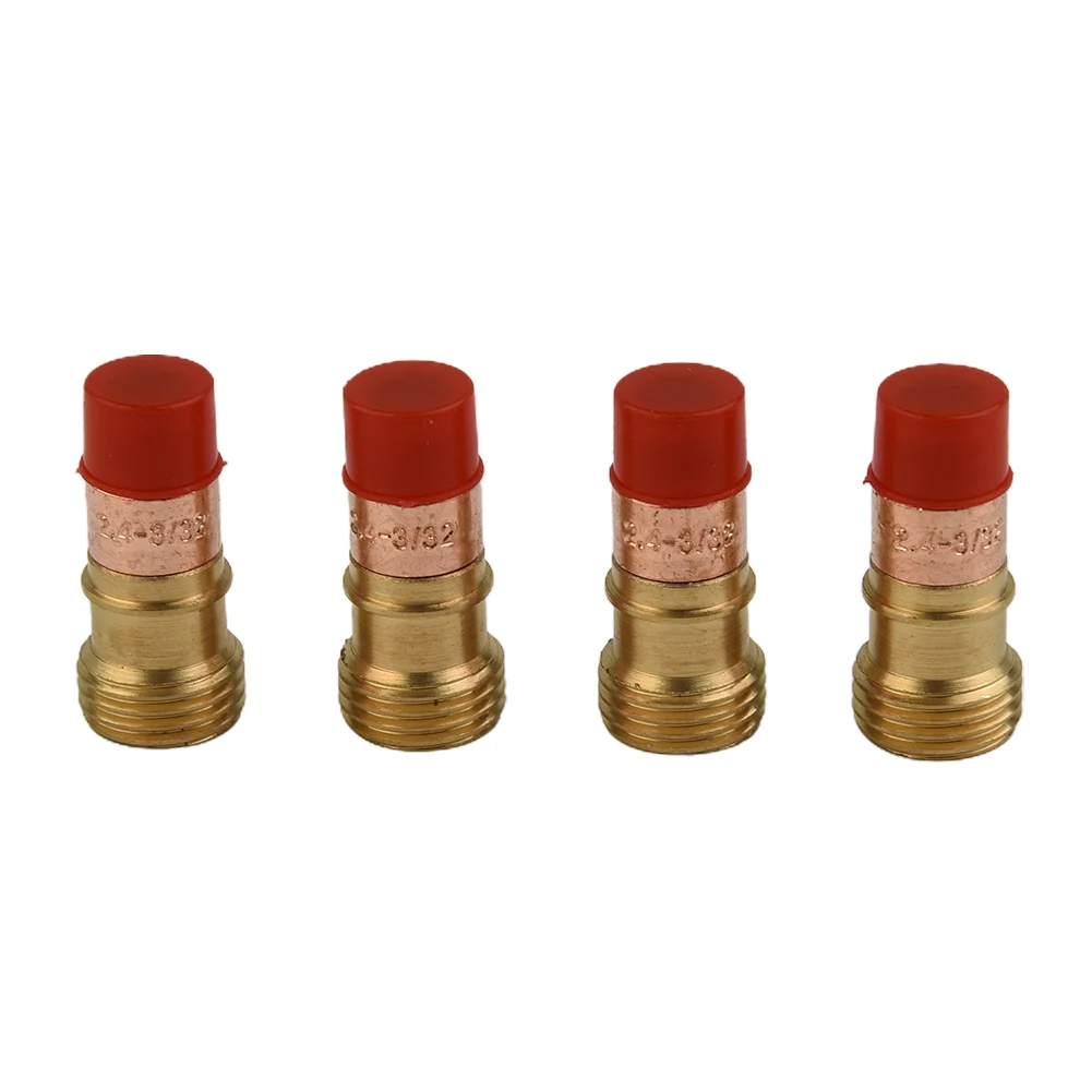 

TIG For Stubby Gas Lens Ceramic Nozzle + Heat Cup Kit WP171826 2 4mm 3/32 18pcs/Set Professional Welding Accessories