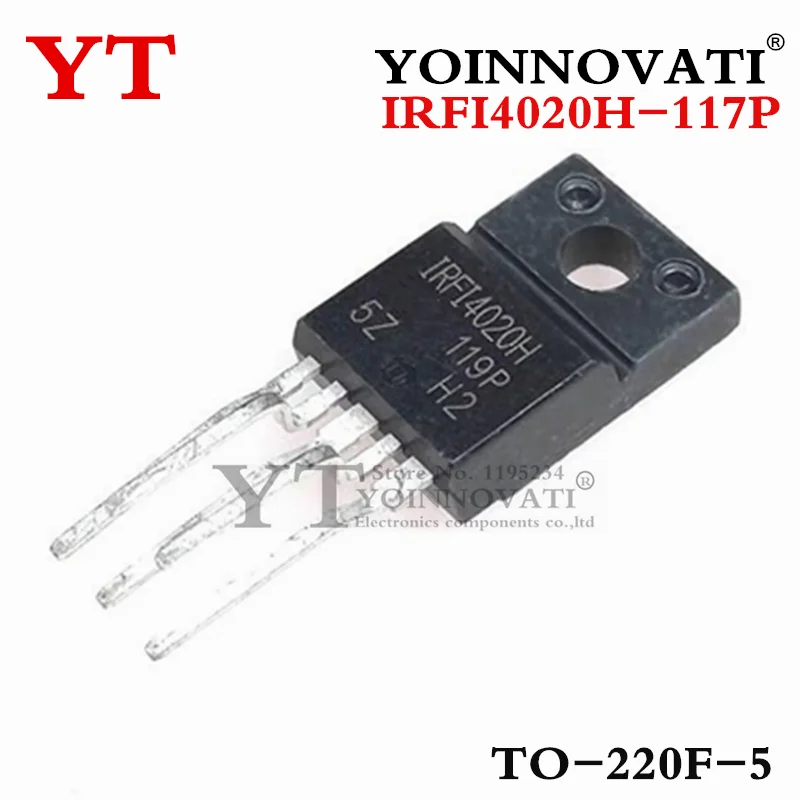 

10Pcs/lot IRFI4020H-117P IRFI4020H-117 IRFI4020H IRFI4020 MOSFET 2N-CH 200V 9.1A TO-220FP