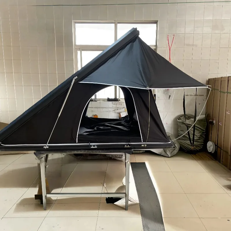 2-3 people over the top waterproof hard shell aluminum car roof light car tent