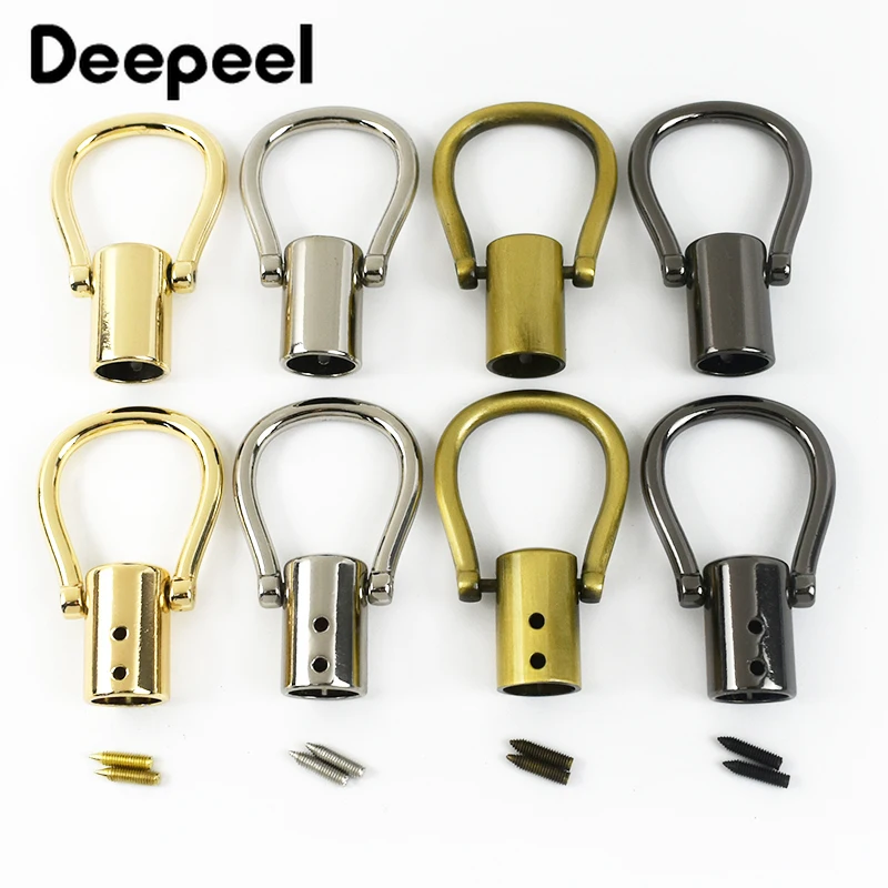 

2/4/10Pcs 12mm Metal Buckles for Bag Strap Tassel Cap Clasp Handbag Chain Handle Connector Hanger Hooks DIY Bags Accessories