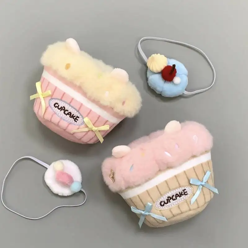 

10cm Cute And Fashionable Baby Clothes Super Sweet Paper Cupcake Baby Clothes Cotton Doll Starfish Body Baby Accessories Gift