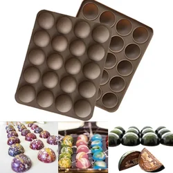 20-Half Ball Cake Mold Non-Stick Silicone Chocolate Mould Mini Truffle Dessert Mold Cake Tools #km58