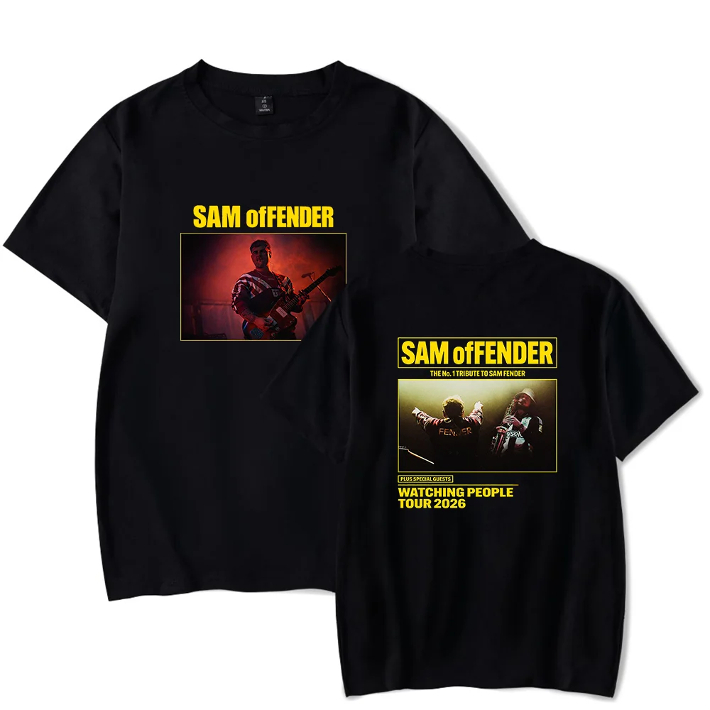 Sam Fender People Watching TOUR 2026 Merch Tshirt 2026 tour Merch Cool Print Tops for Men and Women Streetwear