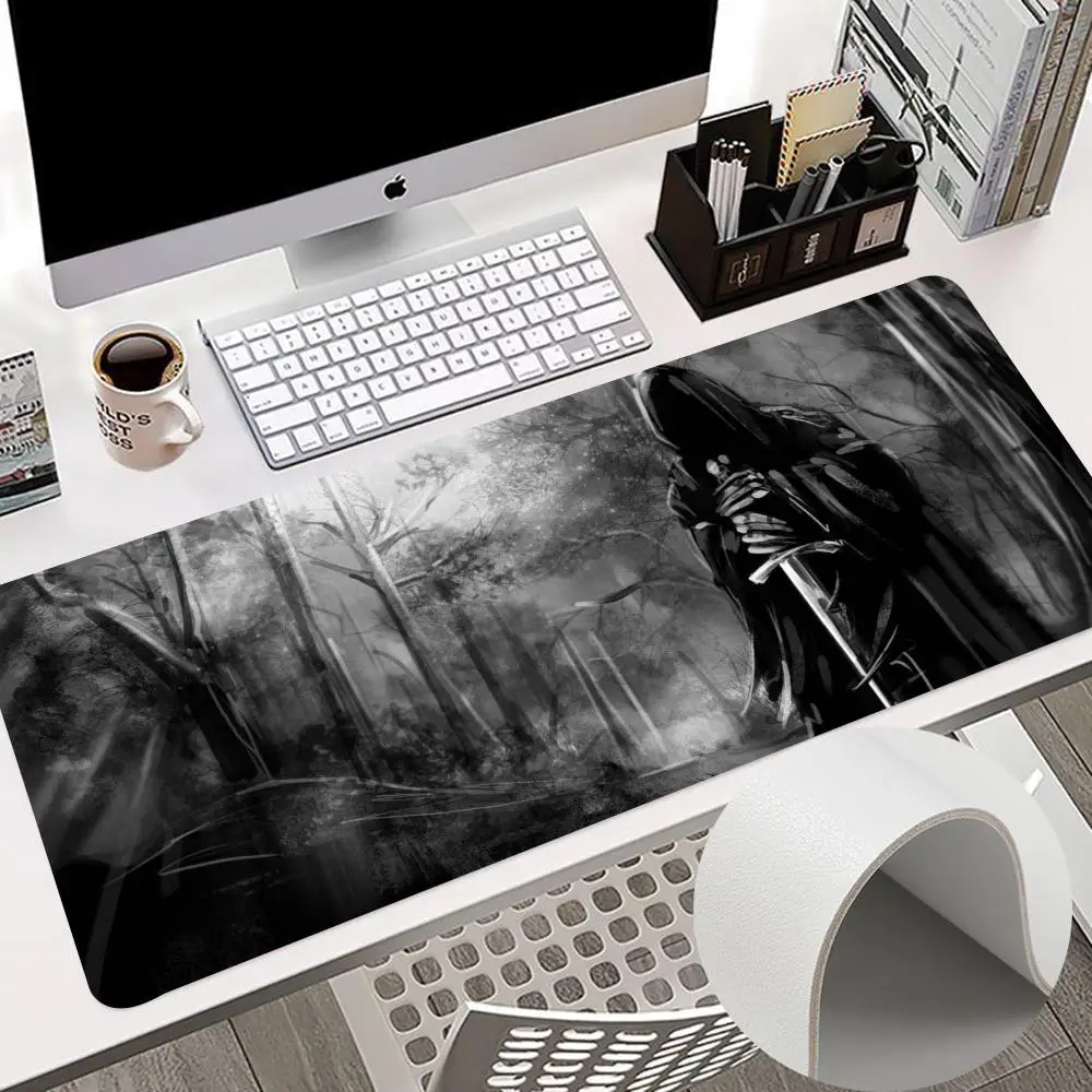 

G-Gothic Mouse Pad 900x400mm Keyboard PC Desk Pads HD 600x300mm Printing Computer Double Sided Leather Non-slip PU Mouse Pads