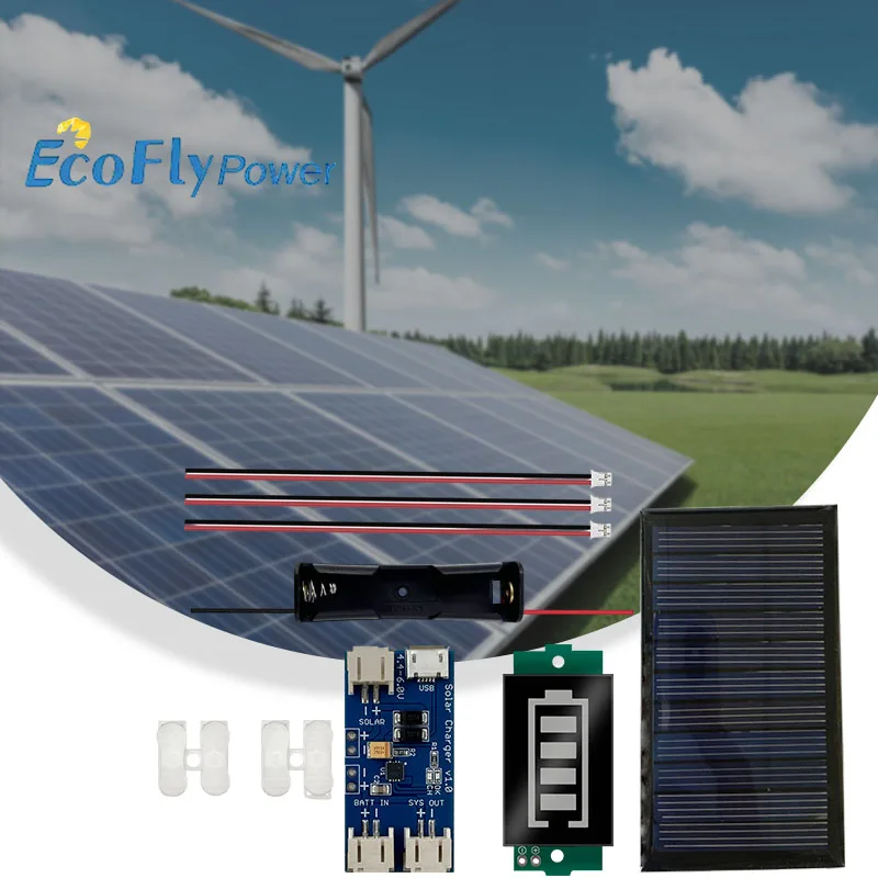 Mini Mono 5V 60MA 80*45mm Solar Panel for Mini Solar Panel Charging and Generating Electricity with Mini Solar Lipo Charger