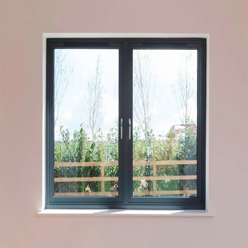 

Home Use Corrosion Resistant Aluminum Alloy Narrow Frame UV Protective Anti Break Glass Casement Window Manual Awning Windows