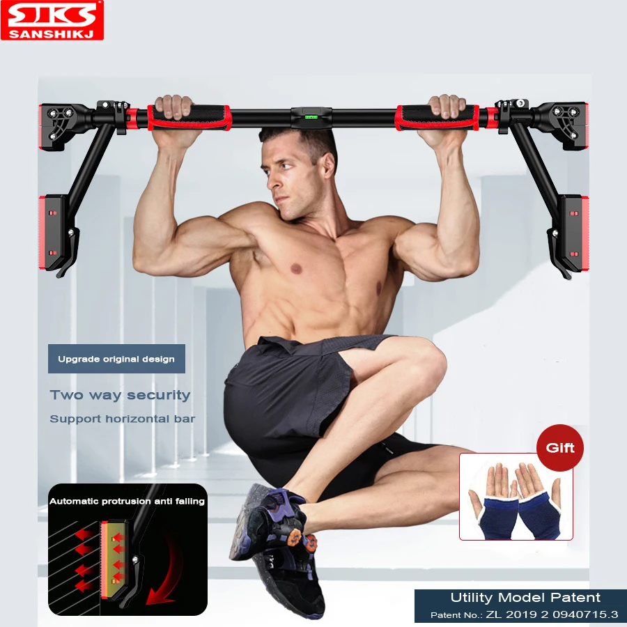 Popular Triangle Support Wall Horizontal Bar, Indoor Pull-up Bar, Punching Free Pull Up Fitness Device