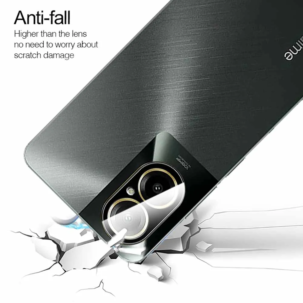 Realme C67 4G 후면 렌즈 커버, 3D 곡선 강화 유리 카메라 보호 케이스, Realmi C 67 67C RealmeC67 4G 6.72 인치 RMX3890