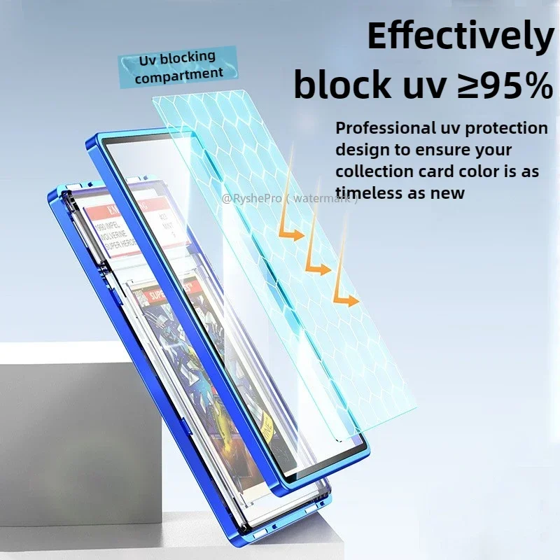 1 قطعة بطاقة معدنية متدرجة بلاطة الوفير ل معيار PSA BGS بلاطة إطار الحال بالنسبة ل ألواح متدرجة قبضة حافة بطاقة الحماية حامي