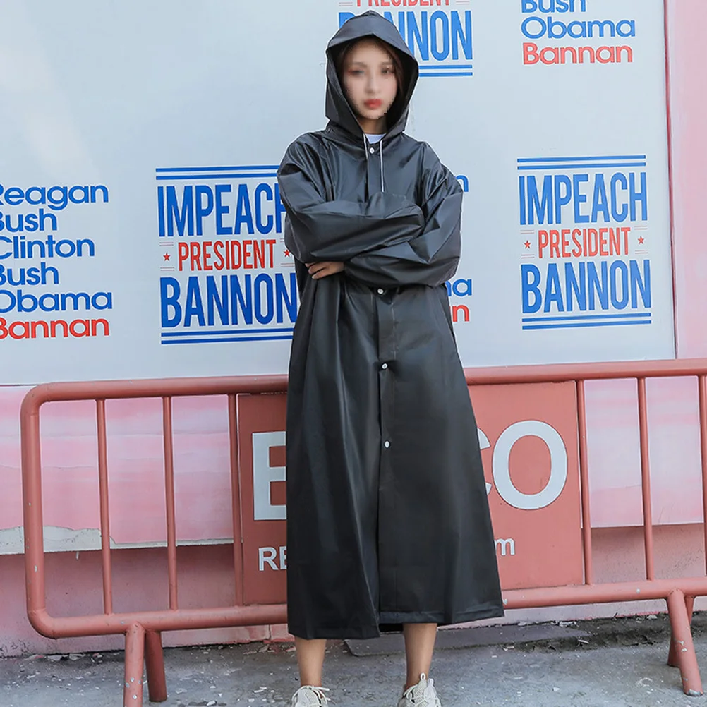 

3 шт. утолщенных многоразовых дождевиков для взрослых из ЭВА, водонепроницаемые пончо для активного отдыха, походов, кемпинга, альпинизма, с капюшоном