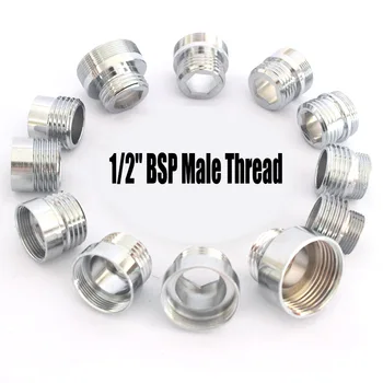 حنفية من النحاس Adapter1/2 ''الذكور المسمار المخفض مستقيم تركيبات إلى 16 18 20 22 24 26 28 30 مللي متر المطبخ الحمام مهوية موصلات