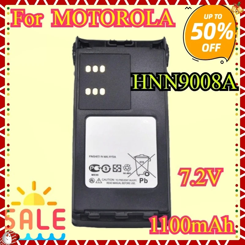 SWZY For MOTOROLA Radio GP340 GP380 GP640 GP680 GP320 HT1250 HT750 GP328 GP338 PRO5150 MTX850 1100Mah HNN9008A Replacement Batte