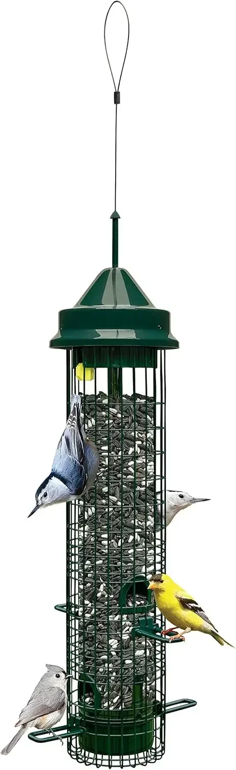 Squirrel Buster Classic Squirrel-proof Bird Feeder w/4 Feeding Ports, 2.4-pound Seed Capacity