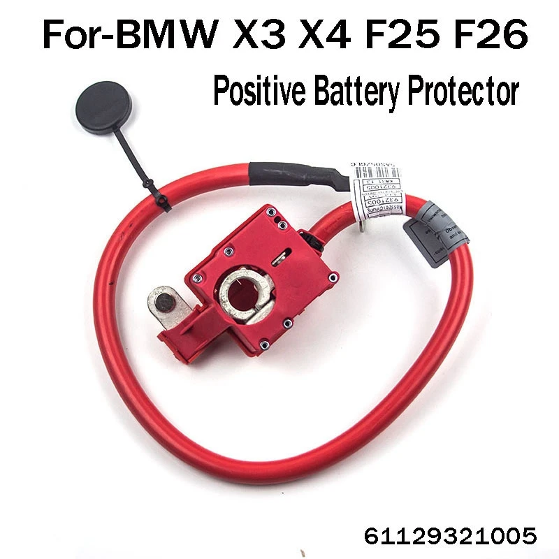 Car Battery Cable Positive Battery Protector 61129321005 For-BMW X3 X4 F25 F26