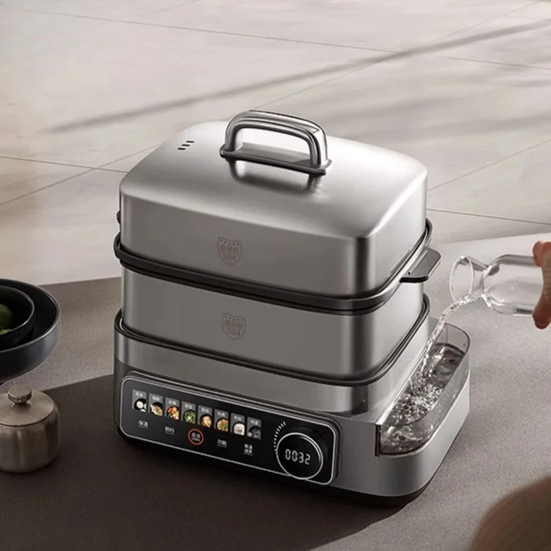 Electric Steamer Household Double-layer Cooking Integrated Pot Multifunctional
