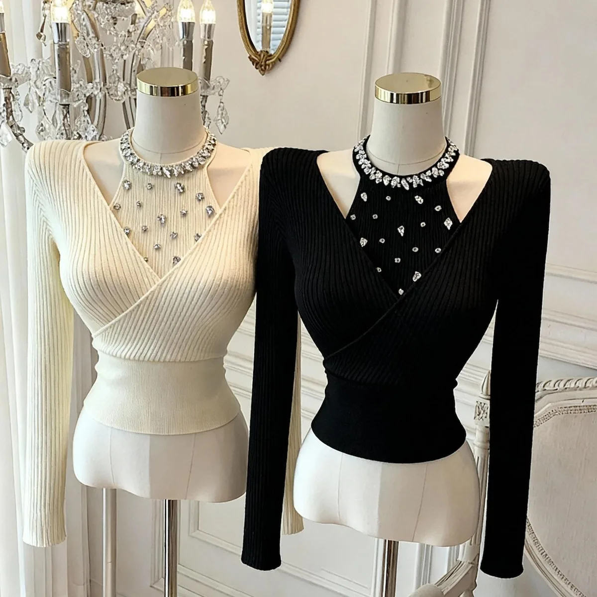 

Faionable Knitted Sweater Women's Winter 2025 New Sle Slimming Versatile Knot Long Sve round Ne Warm Top