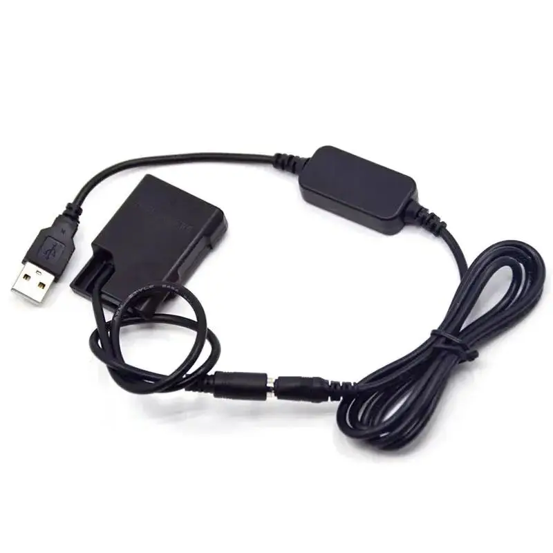 USB to DC 5V Cable&EP-5A DC Coupler EN-EL14 Dummy Battery for Nikon P7800 P7100 D5500 D5600 D3300 D3400 D5100 D3300 D3200 D3100