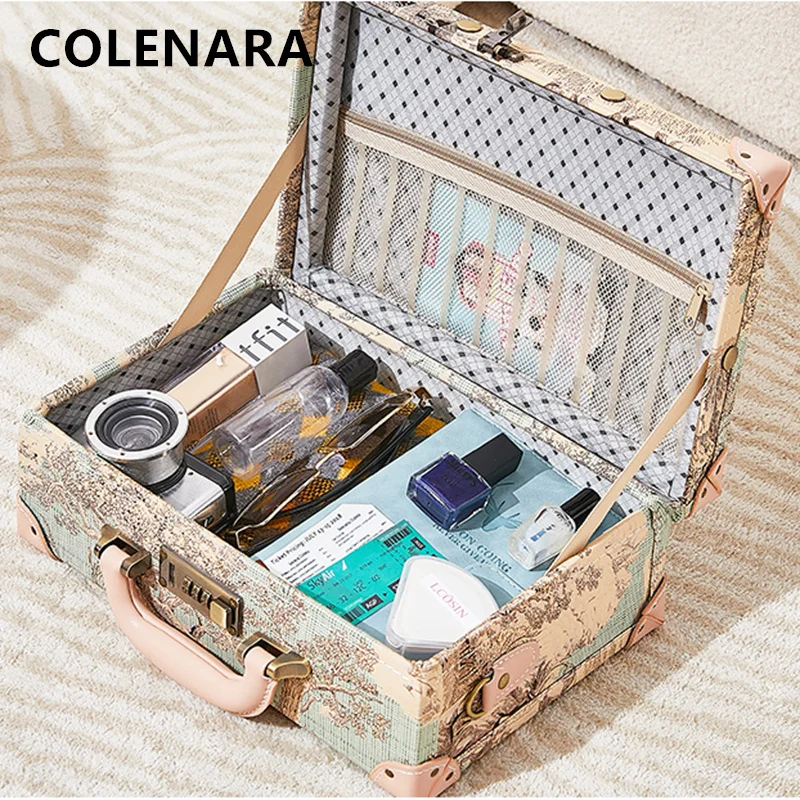 COLENARA PU Suitcase 20 Inches Boarding Box 24