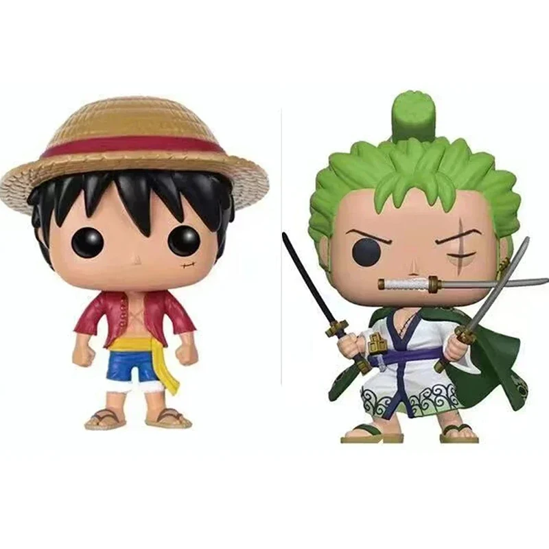 قطعة واحدة Funko POP أنيمي الشكل لوفي المروحية ايس لوه لوفي زورو عمل الشكل جمع لعبة مجسمة Brinquedos هدايا عيد الميلاد #2