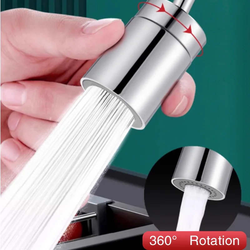 

Dual Function Anti-splash Bubbler Kitchen Faucet Aerator 360Degree Swivel Tap Water Diffuser Bathroom Water Filter NozzleMixer