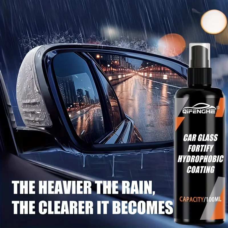 100ml Car Glass Fortify Hydrophobic Coating Spray by QIFENGHE