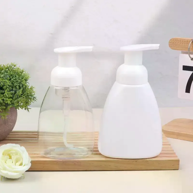 250/300 ml Kunststoff Schäumende Flasche Seife Mousse Flüssigkeit Spender Schaum Shampoo Lotion Dusche Gel Schaum Pumpe Kosmetische leere Flaschen